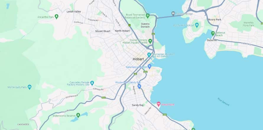 Free Motorhome Parking In Hobart (On-Street Parking)
