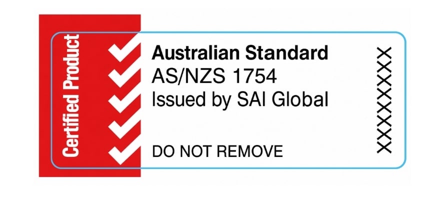 Australian Standards sticker